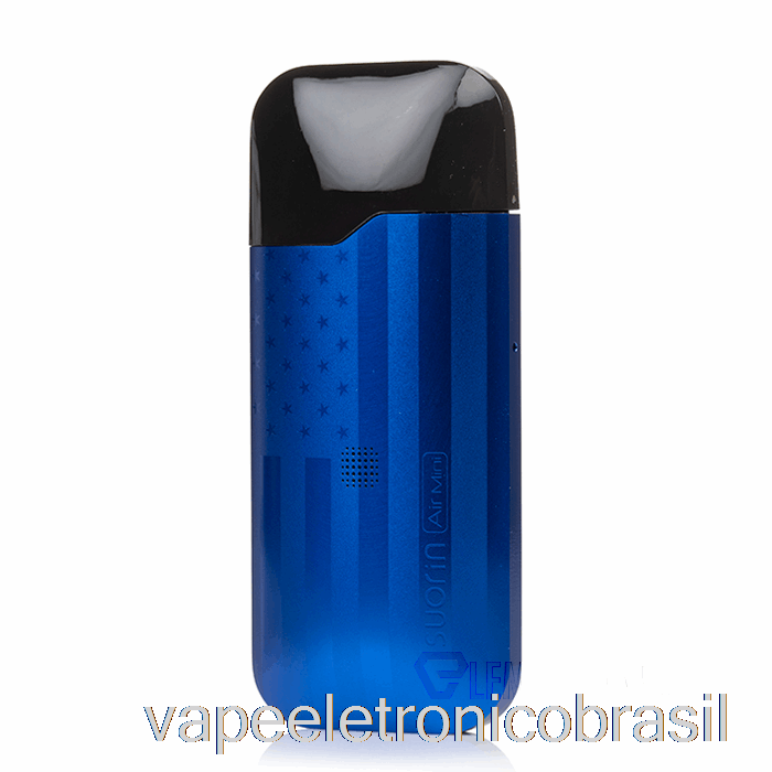 Vape Eletronico Suorin Air Mini Pod System Azul Star Spangled